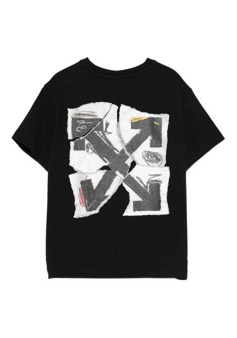 T-shirt con logo OFF WHITE KIDS | OBAA002F25JER0041001